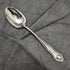 Around 1920 English antique silver plate 6 teaspoon & tongs set in case